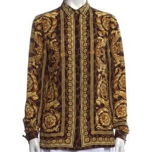 Versace Silk Barocco Shirt